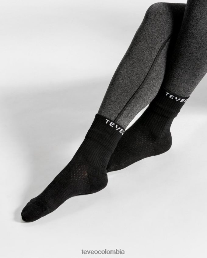 ropa co TEVEO mujer calcetines de aire (2 piezas) negro 6626T8270