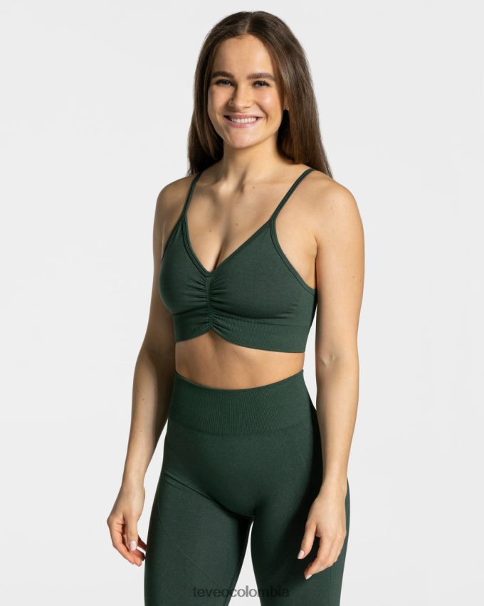 ropa co TEVEO mujer enfoque bh verde oscuro 6626T8398