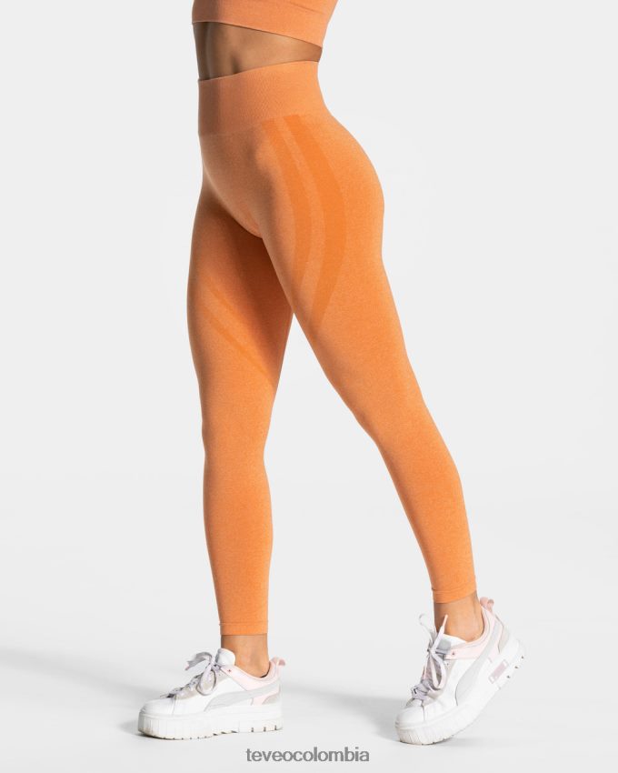 ropa co TEVEO mujer evolución v2 leggings naranja 6626T8159