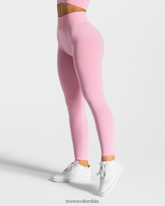 ropa co TEVEO mujer leggings scrunch llamativos rosa 6626T8116