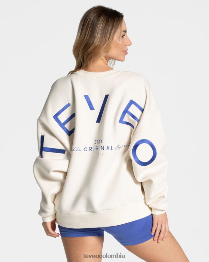 ropa co TEVEO mujer suéter oversize característico blanquecino 6626T815